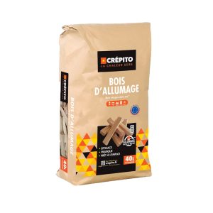 Sac de petits bois d'allumage 40 L Crépito