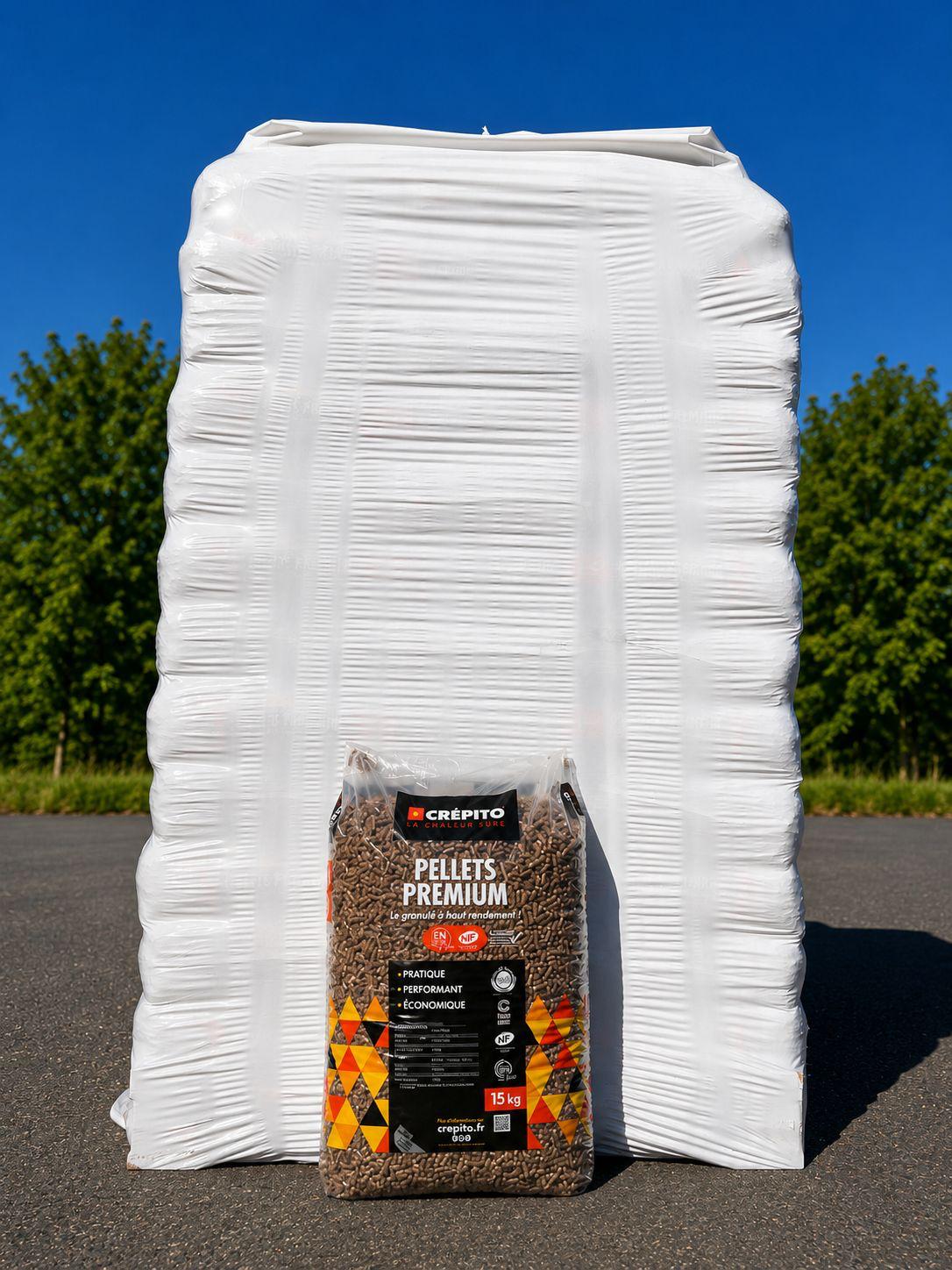 Palette de granulés Crépito Premium