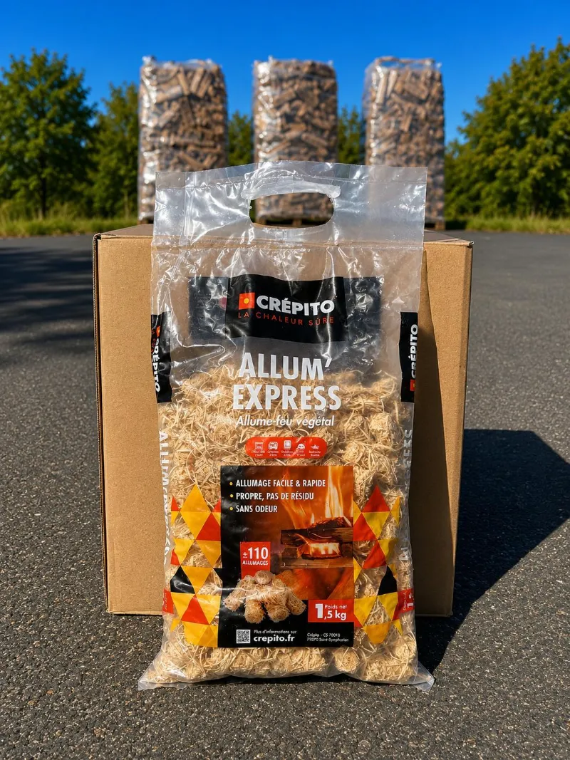 Allum'Express et petits bois d'allumage en situation